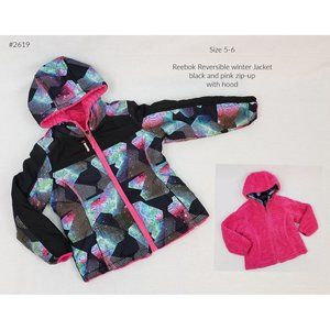 Reebok Reversible Ski/Winter Jacket girls Sz. 5